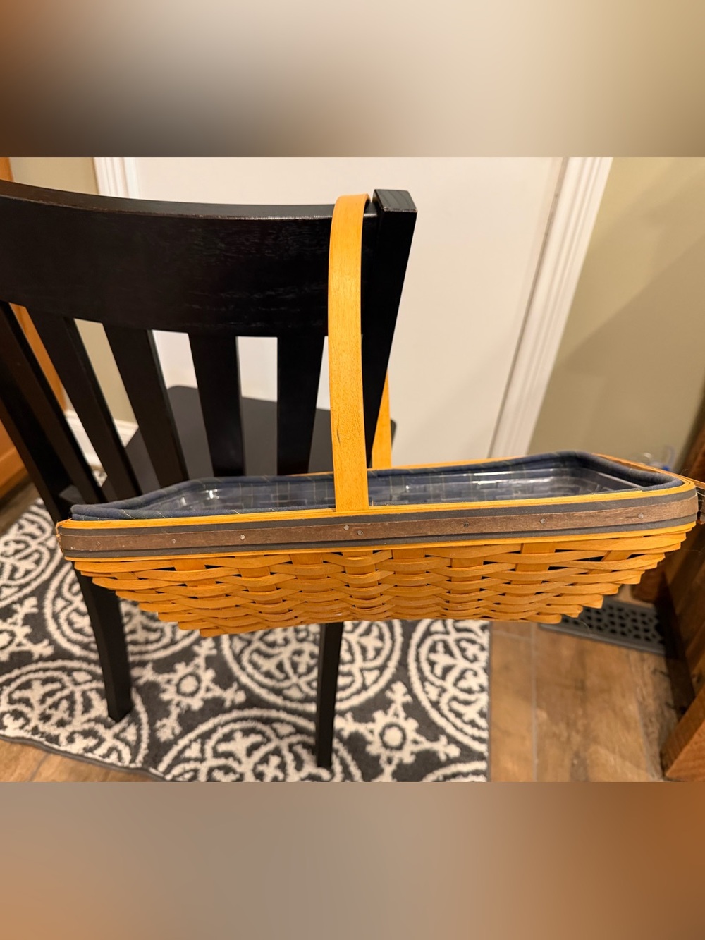 Longaberger Collector’s Club “Spring Meadow” 2000 Woven Basket with Handle